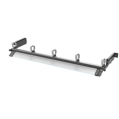 Организатор фронтальный для оптических полок и панелей высотой 1U,регулируемый, с откидной панелью для маркировки