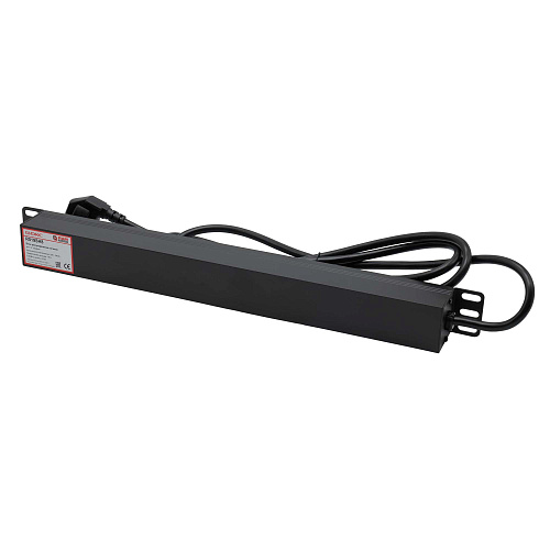 Блок распределения питания (PDU) 19" 16A, Вых:8 Schuko, Вх:Schuko
