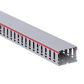 Короб перфорированный, серый RL12 60x40