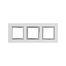 Рамка из алюминия 3 поста (6 мод.), Avanti, серая