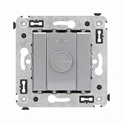 Диммер поворотный в стену, Avanti, закаленная сталь