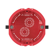 Подрозеточная коробка для полых стен, глубиной 60мм, 2 модуля    