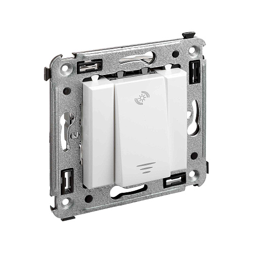 Диммер кнопочный в стену для LED ламп, Avanti, белое облако