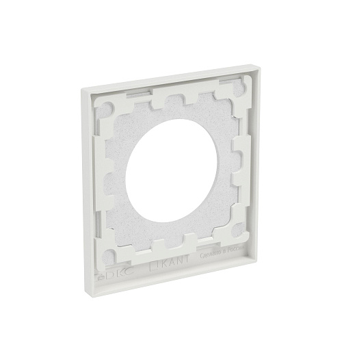 Рамка 1 пост IP44, KANT, белый песок