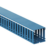 Короб перфорированный, синий RL12 60x60