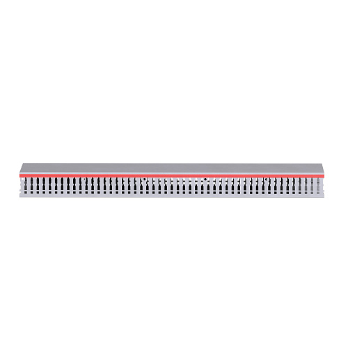 Короб перфорированный, серый RL6 100x40