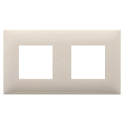 Рамка 2 поста (4 мод.), Avanti, ванильная дымка