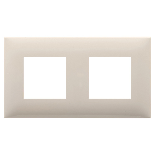 Рамка 2 поста (4 мод.), Avanti, ванильная дымка