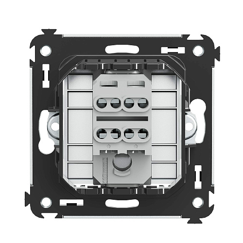 Инвертор одноклавишный в стену, Avanti, закаленная сталь