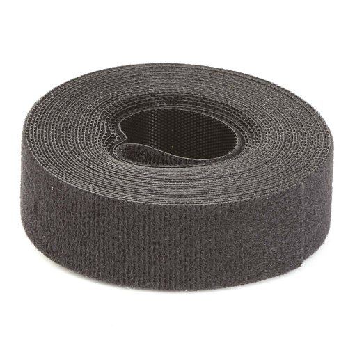 Хомут многоразовый, мягкий, на тканевой основе шириной 16мм, в рулоне 5м, черный