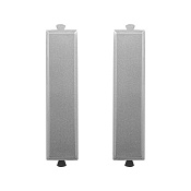 Комплект модульных заглушек, Avanti, закаленная сталь, 0,5 модуля 2 штуки