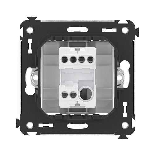 Переключатель одноклавишный в стену, Avanti, белое облако
