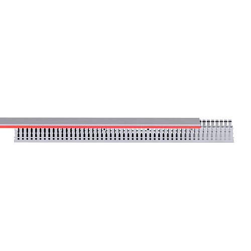 Короб перфорированный, серый RL6 100x40