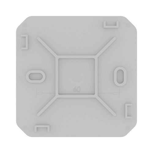 Коробка ответвительная с 8+2 кабельными вводами д.20/20мм,IP55,85х85х40мм