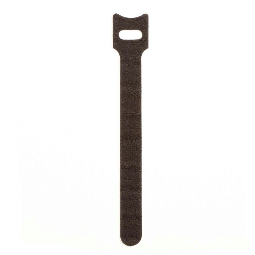 Хомут многоразовый, мягкий, на тканевой основе 12,5х130мм, черный