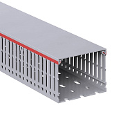 Короб перфорированный, серый RL6 80x60