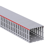 Короб перфорированный, серый RL12 100x80