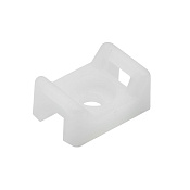 Основание 18х13, белое под винт М3 для хомутов шириной до 4,8 мм