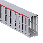 Короб перфорированный, серый RL6 40x80