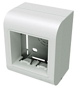 PDM Коробка монтажная под 2 модуля 45X45 мм