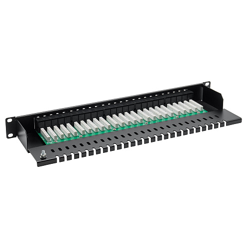 Патч-панель телефонная 19",1U,CAT3, 50 портов RJ45