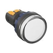 Сигнальная лампа со встроенным диодом 220В, белая, зажим Plug-In