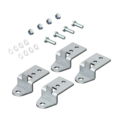 Кронштейны для настенного крепления из нержавеющей стали AISI316 для навесных и клеммных корпусов, 4 шт.