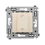 Диммер кнопочный в стену, Avanti, ванильная дымка