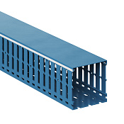 Короб перфорированный, синий RL12 80x80