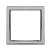 Декоративная вставка для рамок из натуральных материалов 1 пост (2 мод.), Avanti, хром