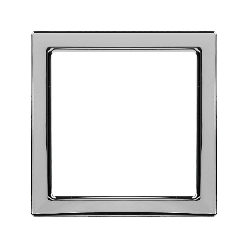 Декоративная вставка для рамок из натуральных материалов 1 пост (2 мод.), Avanti, хром