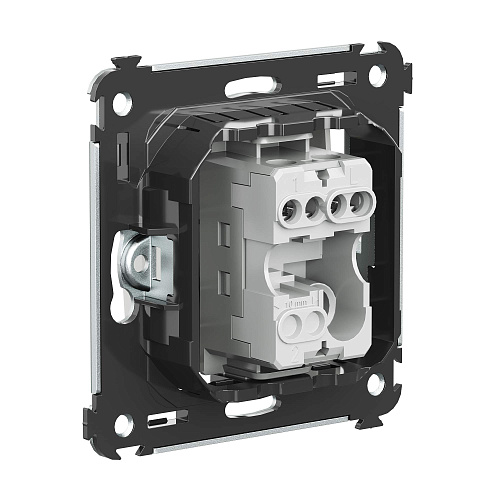 Выключатель одноклавишный в стену, Avanti, белое облако