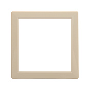 Декоративная вставка для металлических рамок 1 пост (2 мод.), Avanti, бежевая