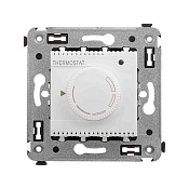 Термостат для теплых полов в стену, Avanti, белое облако