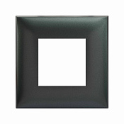 Рамка 1 пост (2 мод.), Avanti, сине-зеленый жемчуг