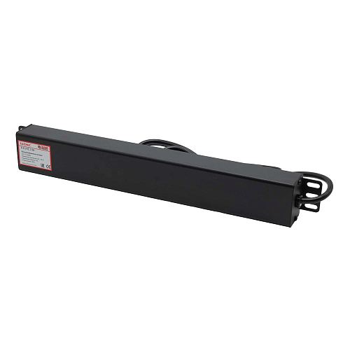 Блок распределения питания (PDU) 19" 16A, Вых:6 х C19, Вх:C20 х 2м