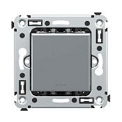 Кнопка одноклавишная в стену, Avanti, закаленная сталь