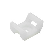 Основание 22x14, белое под винт M5 для хомутов шириной до 7,6 мм