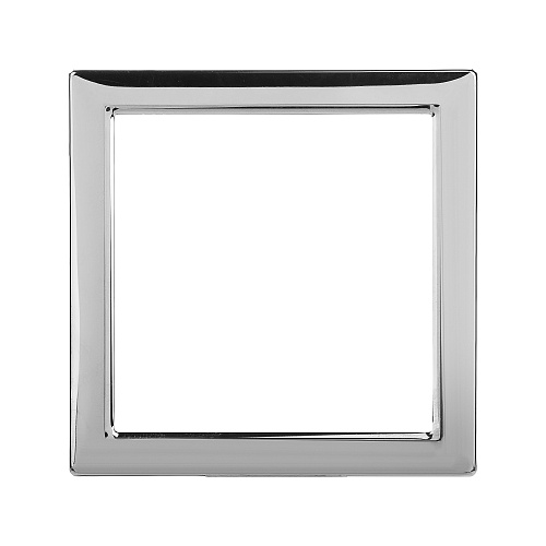 Декоративная вставка для металлических рамок 1 пост (2 мод.), Avanti, хром
