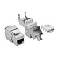 Патч-панель модульная 19", 1U, CAT5E, 24 модуля RJ45 Кейстоун (Keystone), экранированная