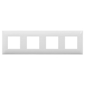 Рамка 4 поста (8 мод.), Avanti, белое облако