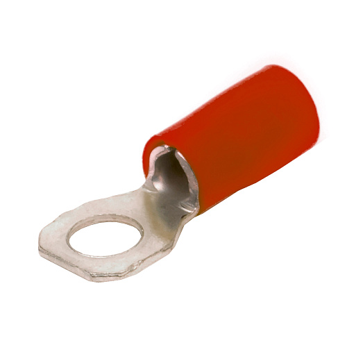 Наконечник с отверст. под винт и изолир.фланцем 0,25-1,5 кв.мм 3,6 мм (НКИ)