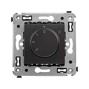 Механизм управления вентиляторами в стену, Avanti, черный матовый