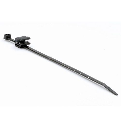 Хомут P6.6 с креплением на кромку до 3 мм, чёрный, 4,8x200