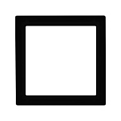 Декоративная вставка для рамок из натуральных материалов 1 пост (2 мод.), Avanti, черная