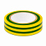 Лента изоляционная ПВХ 19x0,15 20м в рулоне желто-зелёная