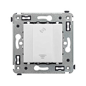 Диммер кнопочный в стену для LED ламп, Avanti, белое облако