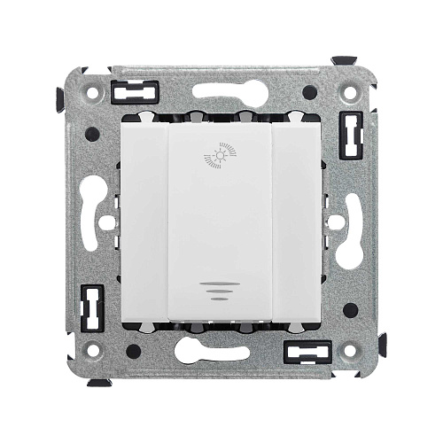 Диммер кнопочный в стену для LED ламп, Avanti, белое облако